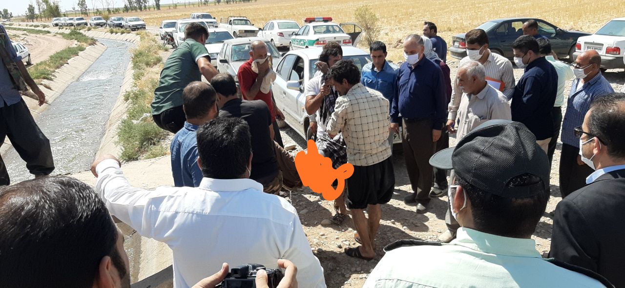 غرق شدن چوپان در کانال آب کشاورزی