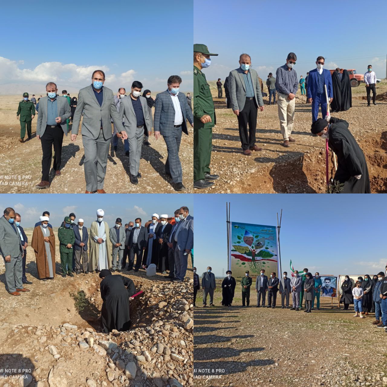 عملیات درختکاری ۴ هزار هکتار از اراضی ملی دهلران به مناسب درگذشت شهید هسته ای فخری زاده و شهید جاوید پور مدافع سلامت دهلران آغاز شد